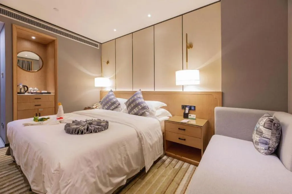 Bed in Excemon Yuyao Hemudu Hotel