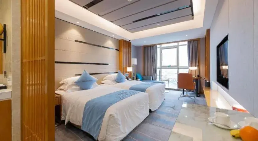 Bed in Excemon Yuyao Hemudu Hotel Bed in Excemon Yuyao Hemudu Hotel