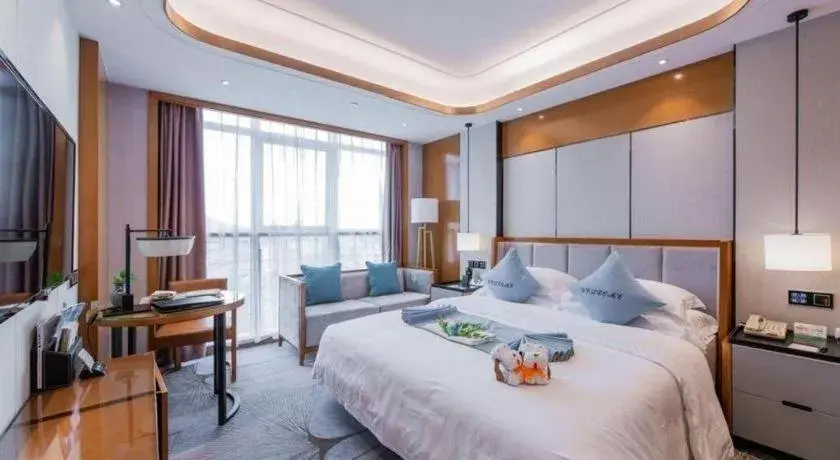 Bed in Excemon Yuyao Hemudu Hotel Bed in Excemon Yuyao Hemudu Hotel