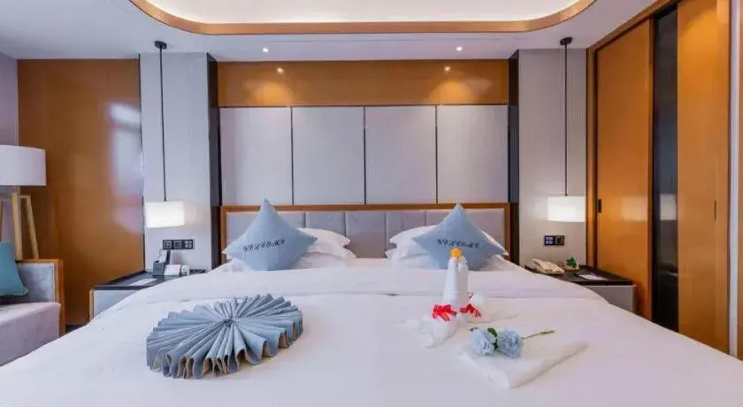 Bed in Excemon Yuyao Hemudu Hotel Bed in Excemon Yuyao Hemudu Hotel