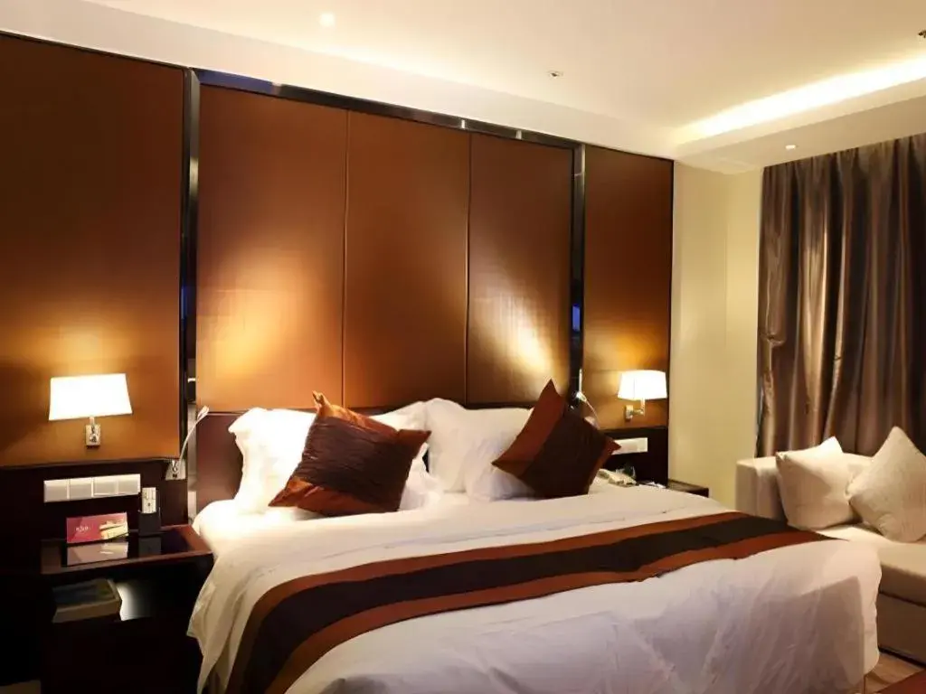 Bed in Excemon Yuyao Hemudu Hotel Bed in Excemon Yuyao Hemudu Hotel