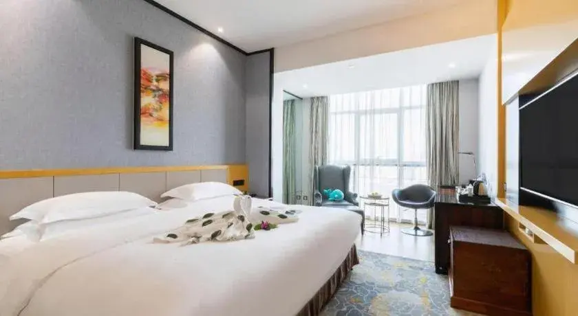 Bed in Excemon Yuyao Hemudu Hotel Bed in Excemon Yuyao Hemudu Hotel