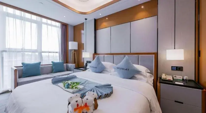 Bed in Excemon Yuyao Hemudu Hotel Bed in Excemon Yuyao Hemudu Hotel