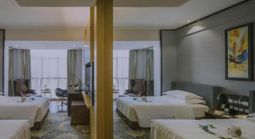 Bed in Excemon Yuyao Hemudu Hotel Bed in Excemon Yuyao Hemudu Hotel