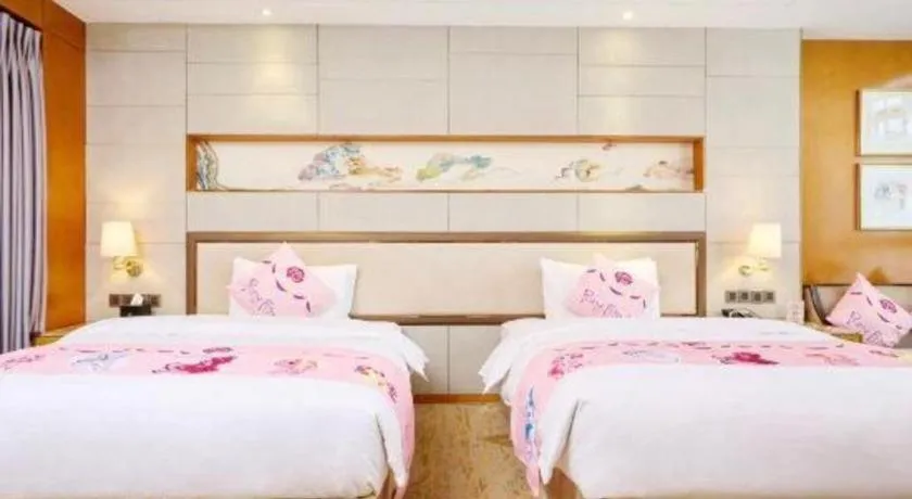 Bed in Mingdu Ziwei Garden Hotel