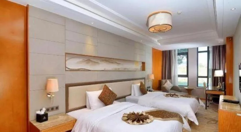 Bed in Mingdu Ziwei Garden Hotel