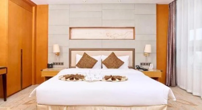 Bed in Mingdu Ziwei Garden Hotel