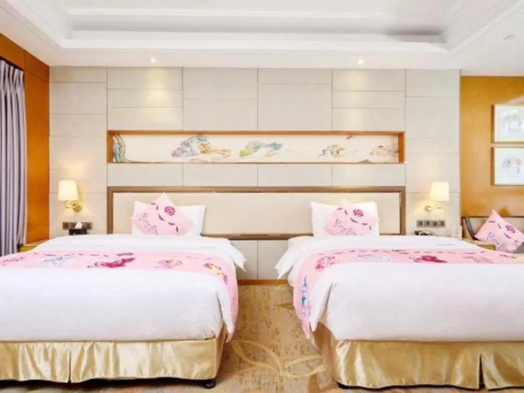 Bed in Mingdu Ziwei Garden Hotel