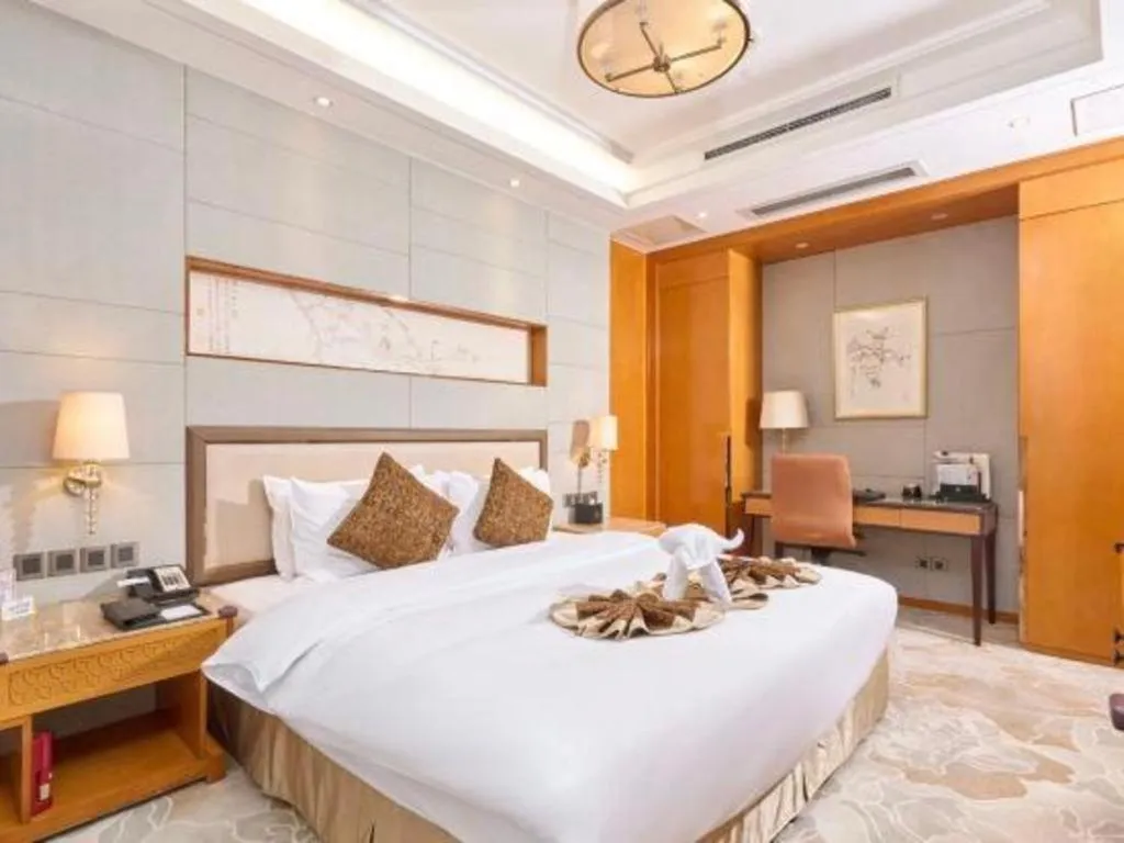 Bed in Mingdu Ziwei Garden Hotel