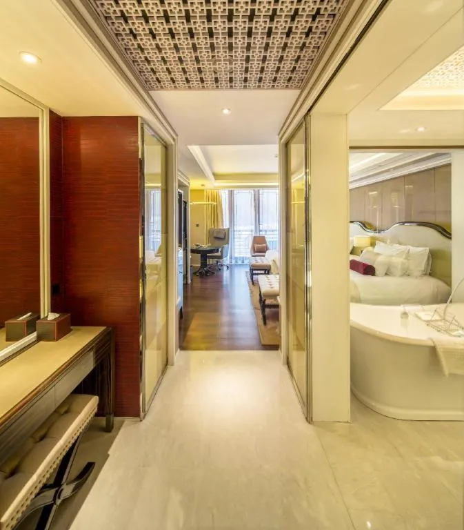 Bed in Grand Bay Hotel Beijing