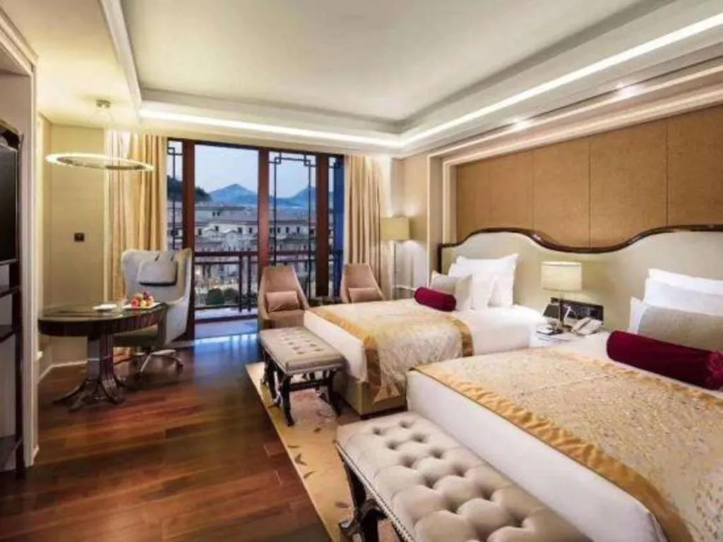 Bed in Grand Bay Hotel Beijing