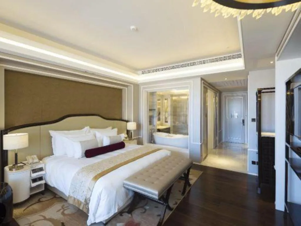 Bed in Grand Bay Hotel Beijing