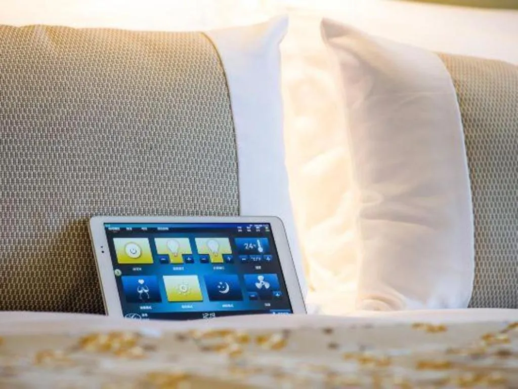 Bed in Grand Bay Hotel Beijing