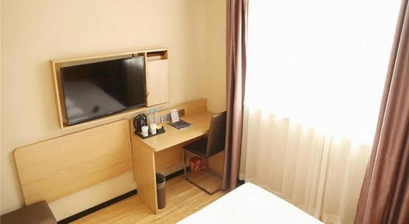 Bed in IU Hotel Tianjin Youyi Road Meijiang Exhibition Meiniu Metro Station