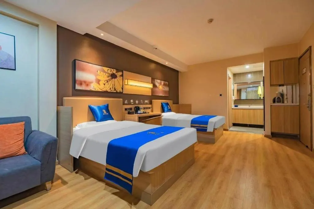 Bed in IU Hotel Chengdu High-Tech Zone Longhu Times Street