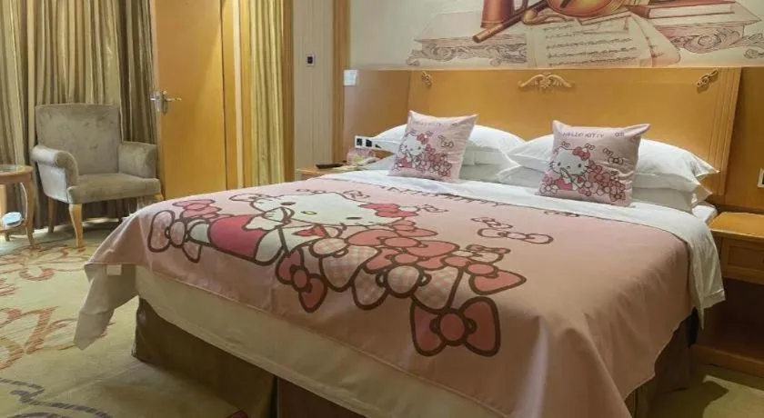 Bed in Vienna Hotel Guangxi Liuzhou Xijiang Vientiane City