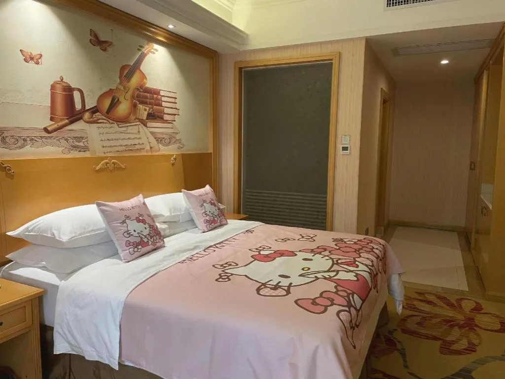 Bed in Vienna Hotel Guangxi Liuzhou Xijiang Vientiane City