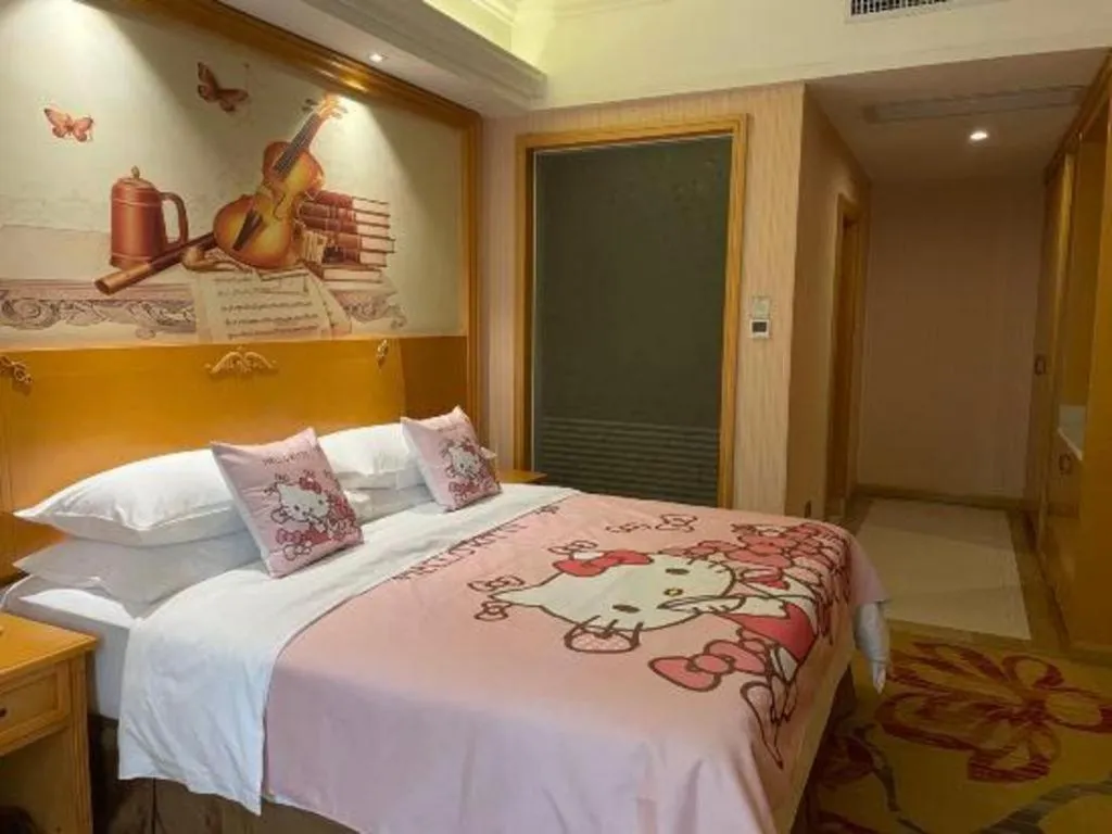 Bed in Vienna Hotel Guangxi Liuzhou Xijiang Vientiane City