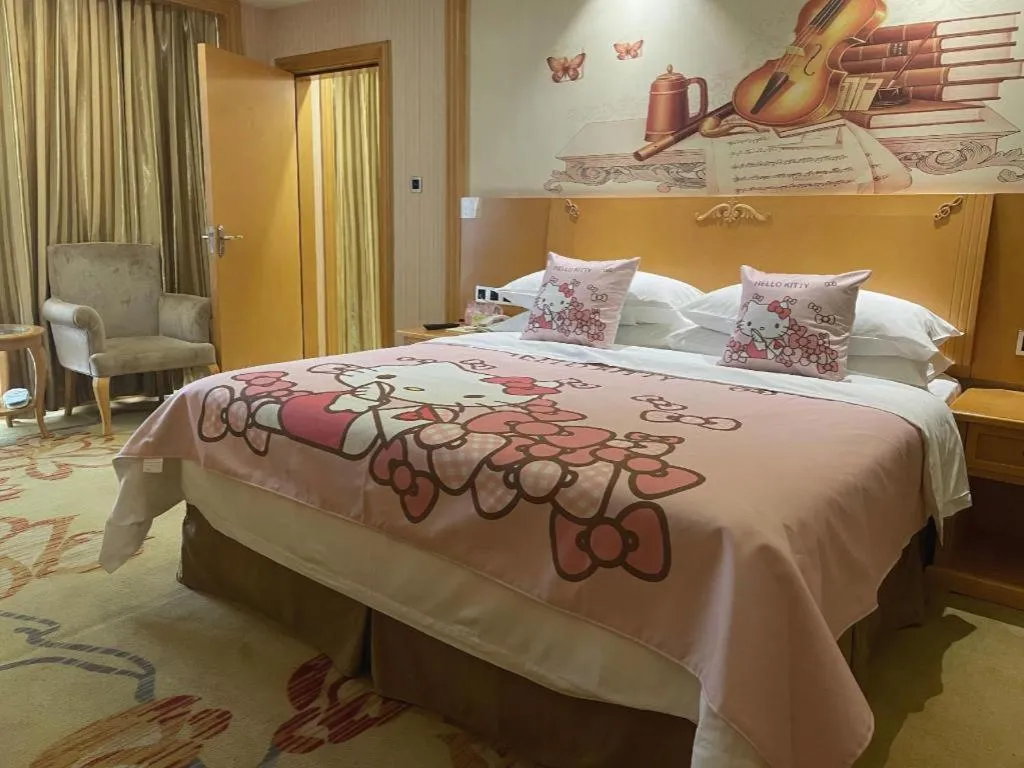 Bed in Vienna Hotel Guangxi Liuzhou Xijiang Vientiane City