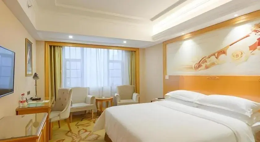 Bed in Vienna Hotel Guangxi Liuzhou Xijiang Vientiane City Bed in Vienna Hotel Guangxi Liuzhou Xijiang Vientiane City