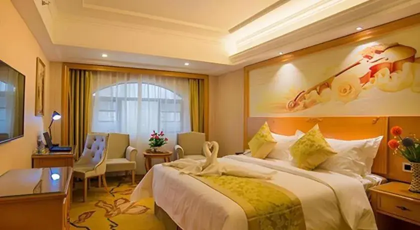 Bed in Vienna Hotel Guangxi Liuzhou Xijiang Vientiane City Bed in Vienna Hotel Guangxi Liuzhou Xijiang Vientiane City