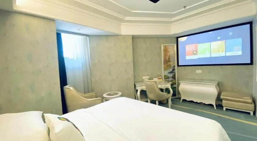 Bed in Vienna Hotel Guiyang Jiaxiulou Jichang Road