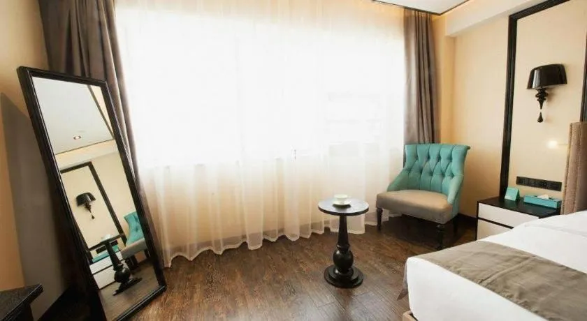 Bed in Xana Hotelle Chengdu East Railway Station Kaide Plaza