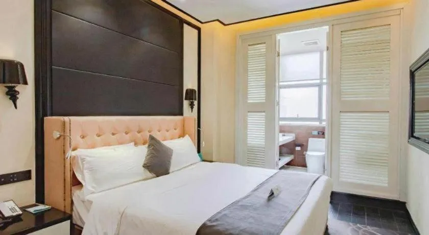 Bed in Xana Hotelle Chengdu East Railway Station Kaide Plaza