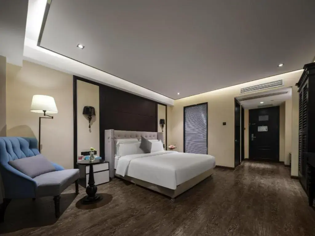 Bed in Xana Hotelle Chengdu East Railway Station Kaide Plaza Bed in Xana Hotelle Chengdu East Railway Station Kaide Plaza