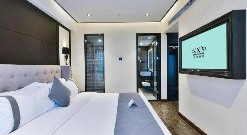 Bed in Xana Hotelle Chengdu East Railway Station Kaide Plaza