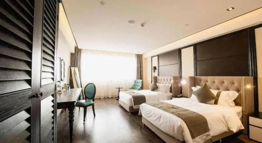 Bed in Xana Hotelle Chengdu East Railway Station Kaide Plaza Bed in Xana Hotelle Chengdu East Railway Station Kaide Plaza