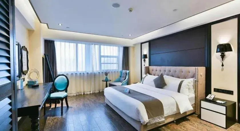 Bed in Xana Hotelle Chengdu East Railway Station Kaide Plaza Bed in Xana Hotelle Chengdu East Railway Station Kaide Plaza