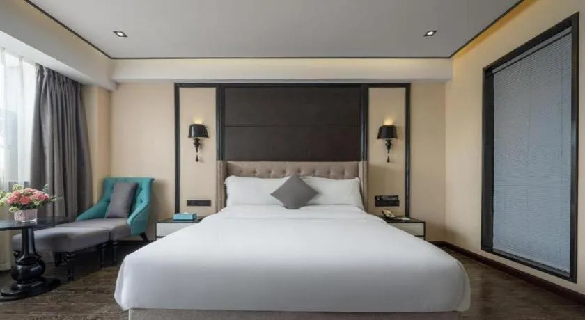 Bed in Xana Hotelle Chengdu East Railway Station Kaide Plaza