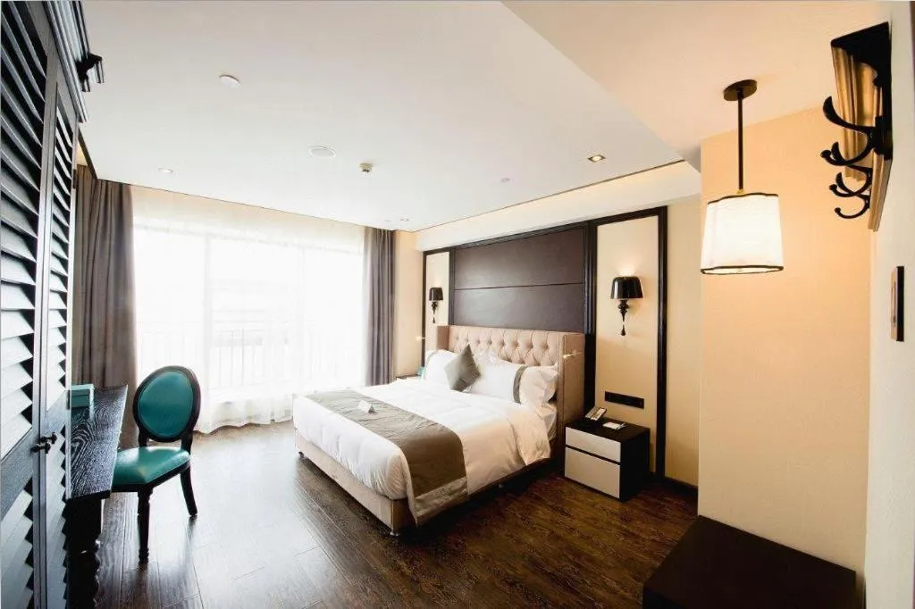 Bed in Xana Hotelle Chengdu East Railway Station Kaide Plaza