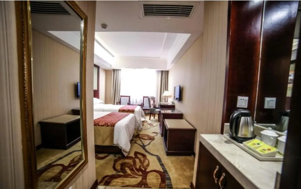 Bed in Vienna Hotel Hengyang Zhengxiang District Nanhua University