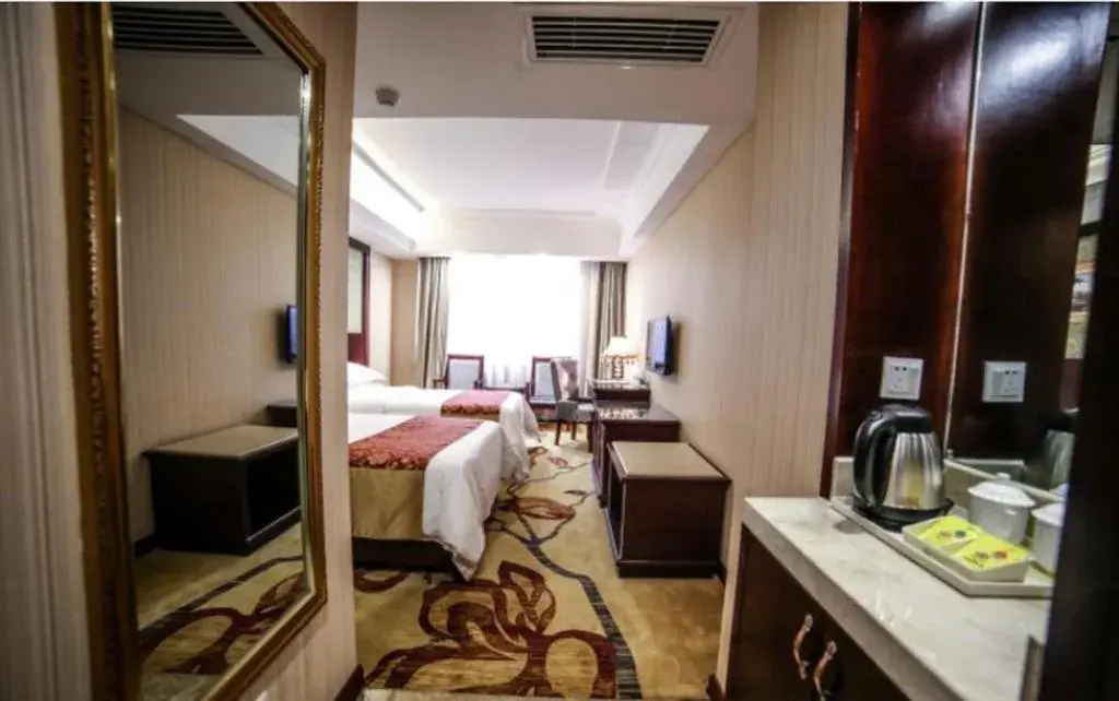 Bed in Vienna Hotel Hengyang Zhengxiang District Nanhua University Bed in Vienna Hotel Hengyang Zhengxiang District Nanhua University