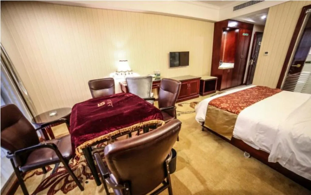 Bed in Vienna Hotel Hengyang Zhengxiang District Nanhua University