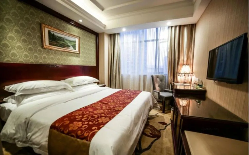 Bed in Vienna Hotel Hengyang Zhengxiang District Nanhua University