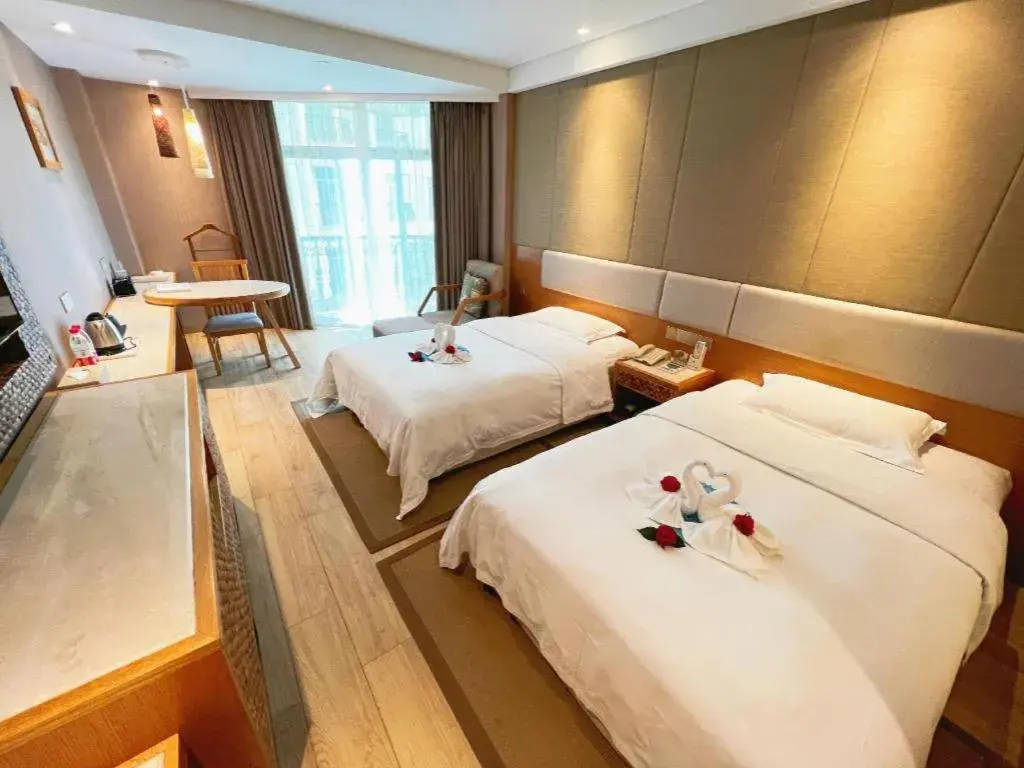 Bed in Excemon Beach Hotel Beihai Bed in Excemon Beach Hotel Beihai