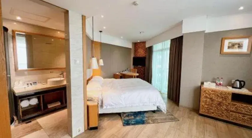 Bed in Excemon Beach Hotel Beihai Bed in Excemon Beach Hotel Beihai