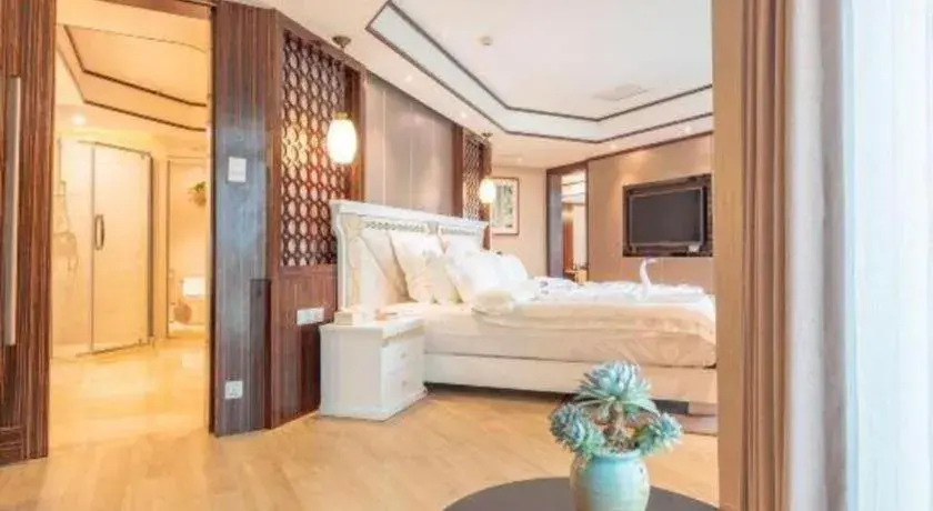 Bed in Excemon Beach Hotel Beihai Bed in Excemon Beach Hotel Beihai