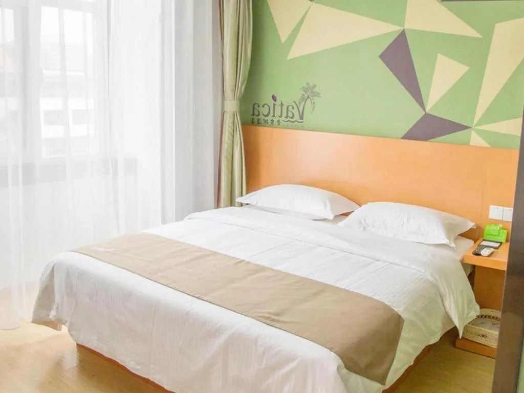 Bed in Vatica Beijing Miyun West Guoyuan Street Hotel