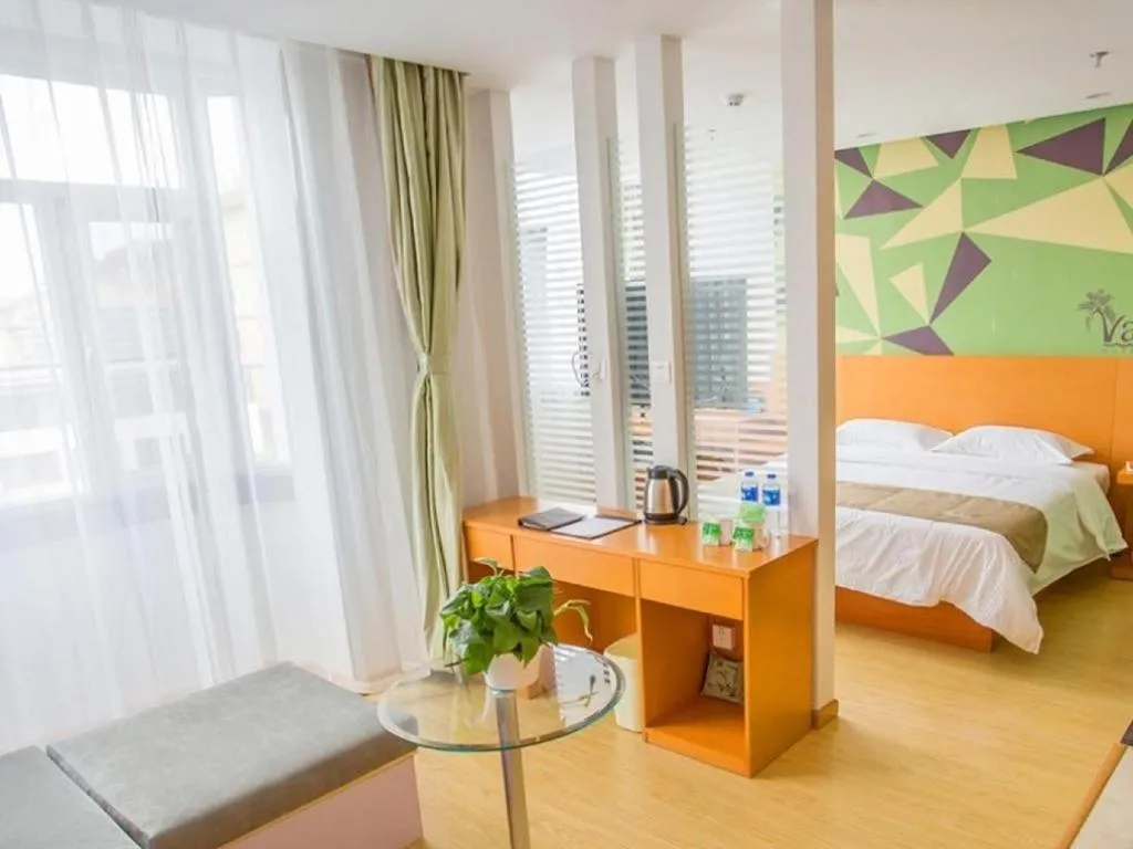 Bed in Vatica Beijing Miyun West Guoyuan Street Hotel