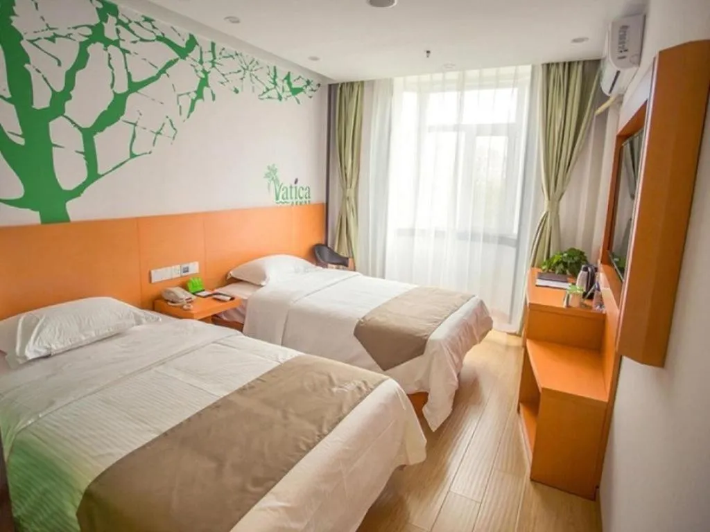 Bed in Vatica Beijing Miyun West Guoyuan Street Hotel