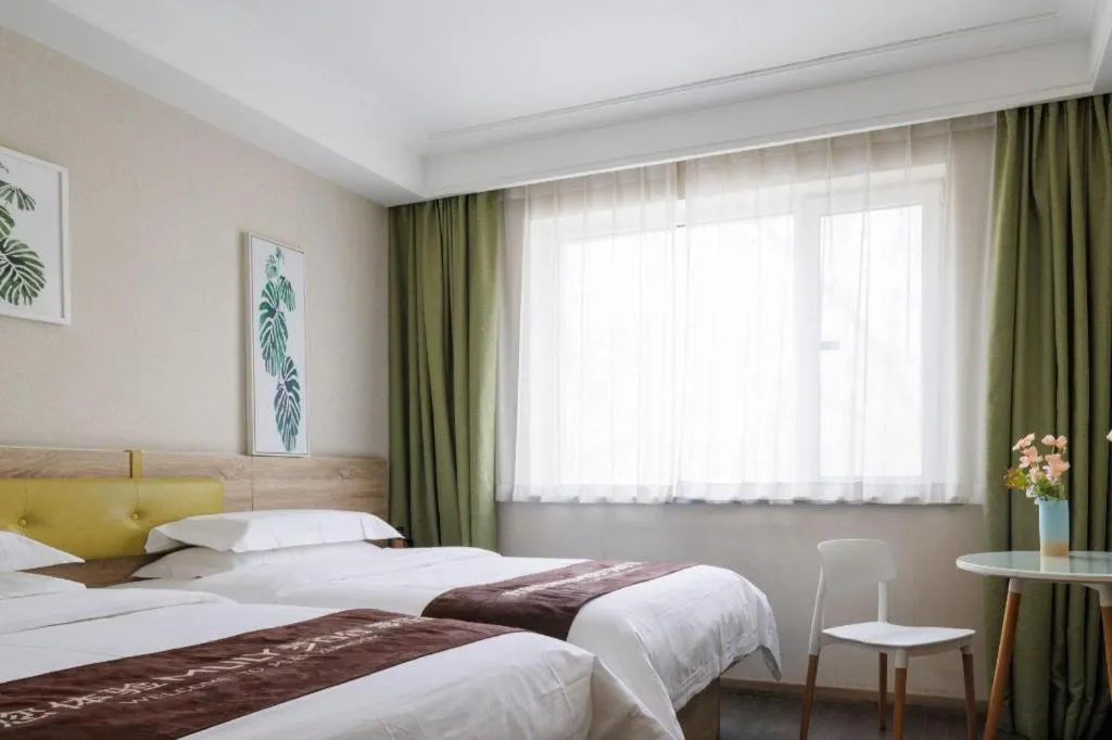 Bed in Shanshui Trends Hotel Temple of Heaven Branch