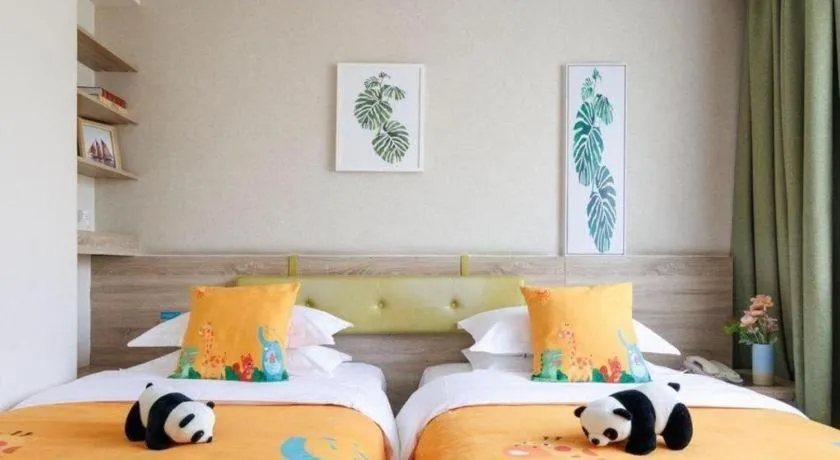 Bed in Shanshui Trends Hotel Temple of Heaven Branch