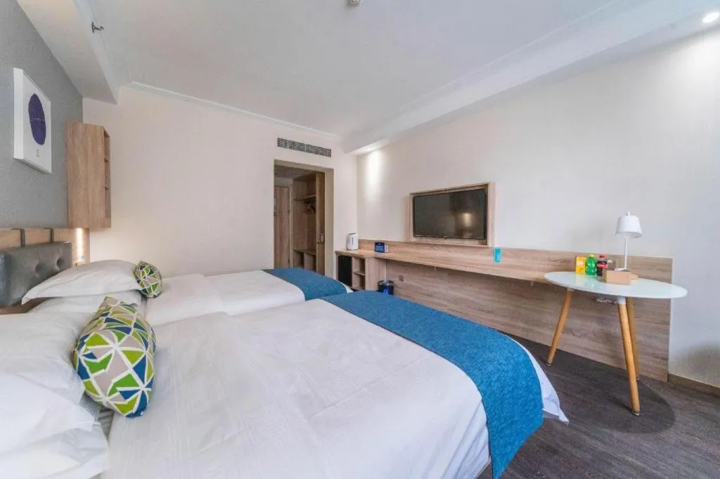 Bed in Shanshui Trends Hotel Temple of Heaven Branch