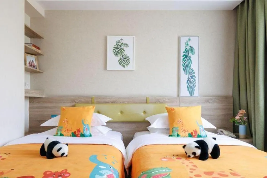 Bed in Shanshui Trends Hotel Temple of Heaven Branch