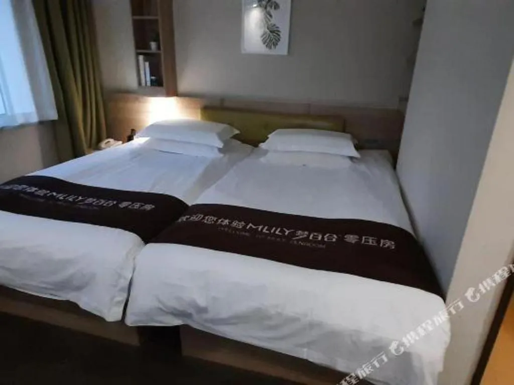 Bed in Shanshui Trends Hotel Temple of Heaven Branch