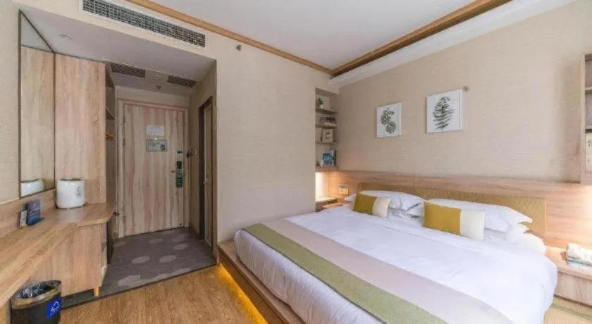 Bed in Shanshui Trends Hotel Temple of Heaven Branch